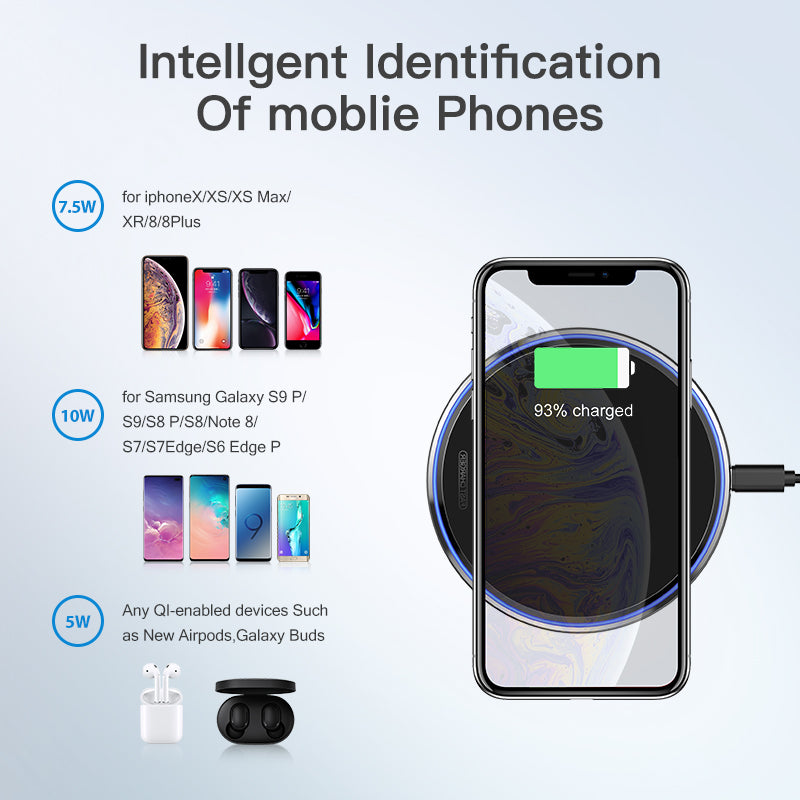 Mobile Phone Wireless Charger Fast Charge