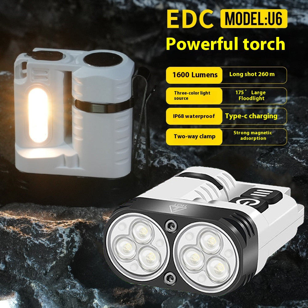 Flashlight Outdoor Camping 1600 Lumen Magnetic Ip68 Waterproof