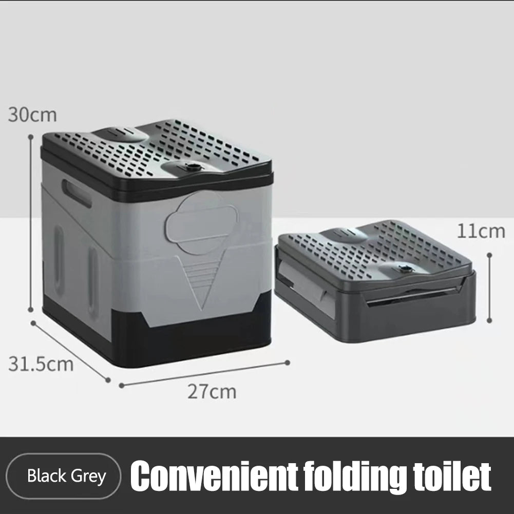 Portable Outdoor Folding Toilet Multifunction Travel Supplies