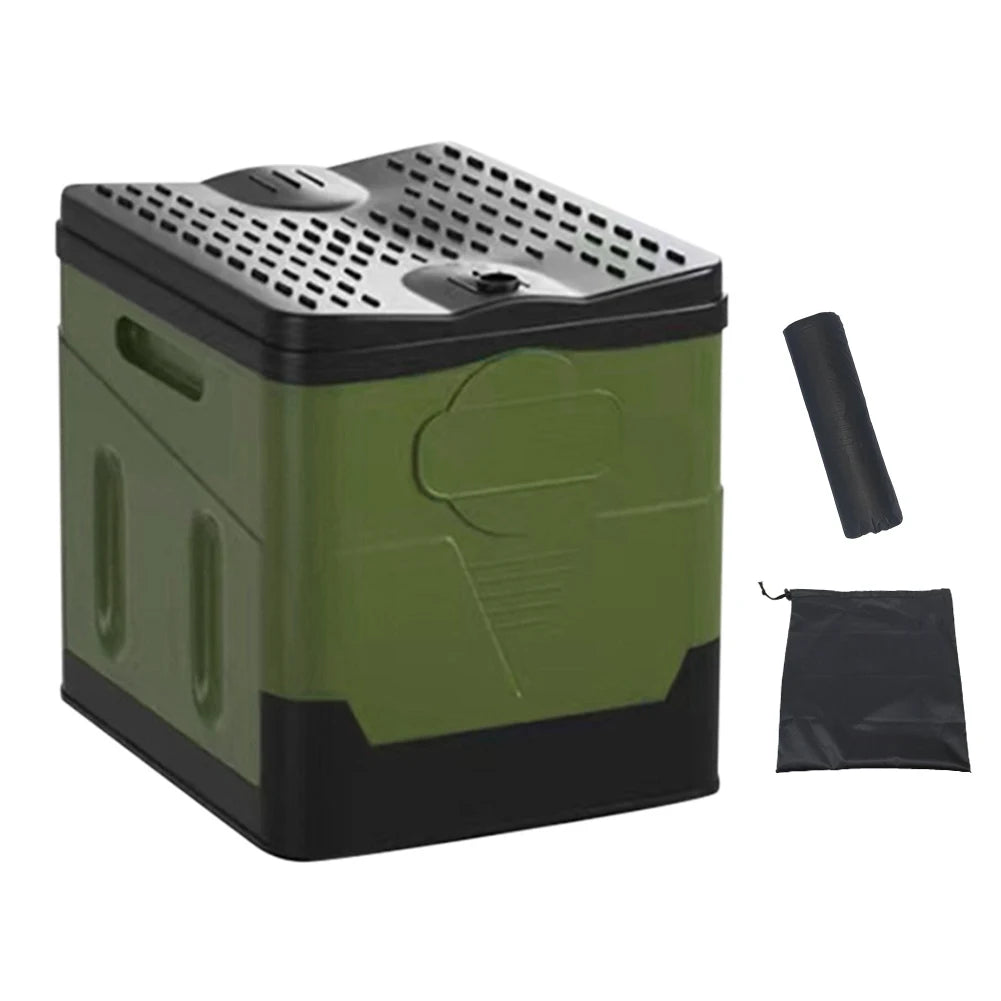 Portable Outdoor Folding Toilet Multifunction Travel Supplies