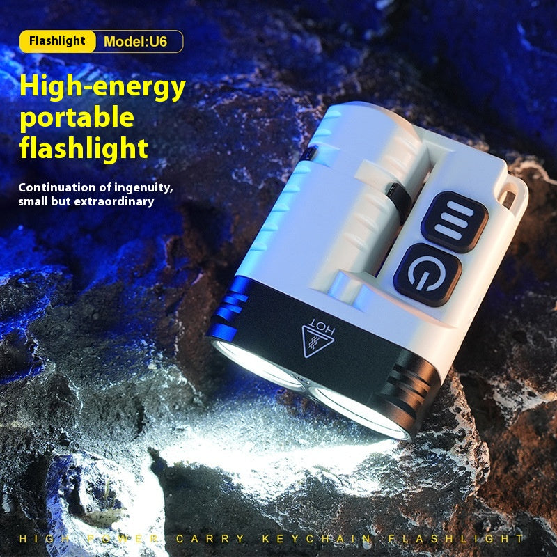 Flashlight Outdoor Camping 1600 Lumen Magnetic Ip68 Waterproof